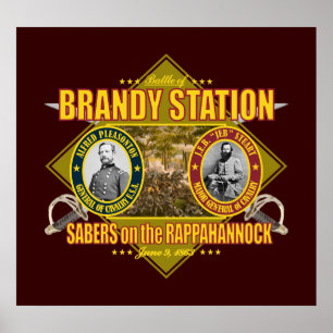 Slag bij Brandy Station Poster