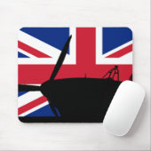 Slag bij Britse mousepad Muismat (Met muis)