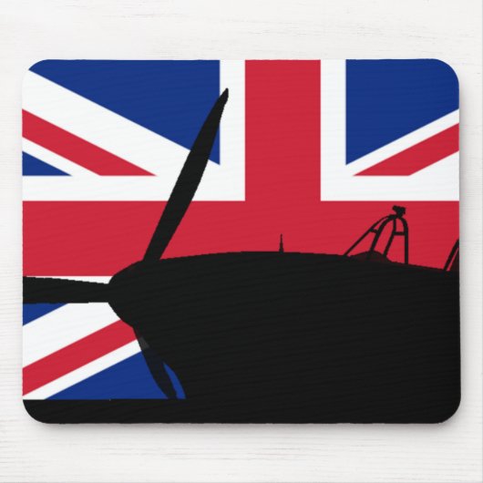 Slag bij Britse mousepad Muismat (Voorkant)