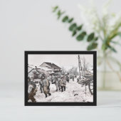 Slag bij Bulge Troop Recon Briefkaart (Staand voorkant)