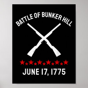 Slag bij Bunker Hill Revolutionaire Oorlog B Poster