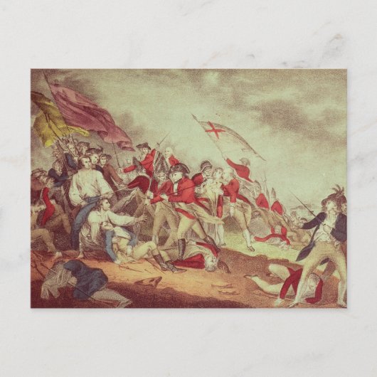 Slag bij Bunker's Hill Briefkaart (Voorkant)