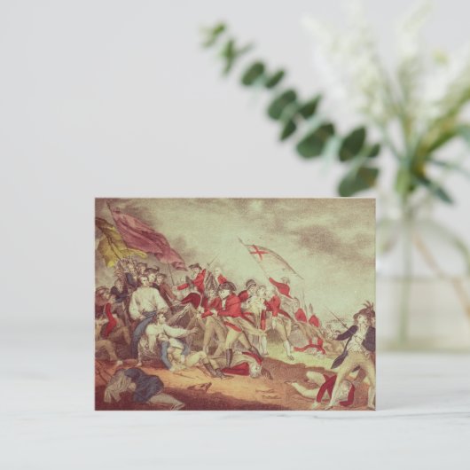Slag bij Bunker's Hill Briefkaart (Staand voorkant)