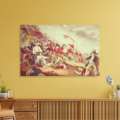 Slag bij Bunker's Hill Canvas Afdruk (Insitu (Woonkamer))