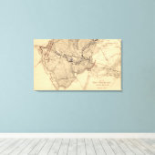 Slag bij Chancellorsville 2 Canvas Afdruk (Insitu (Houten vloer))