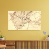 Slag bij Chancellorsville 2 Canvas Afdruk (Insitu (Woonkamer))