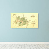 Slag bij Chancellorsville 3 Canvas Afdruk (Insitu (Houten vloer))