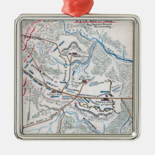 Slag bij Chancellorsville 3 Metalen Ornament