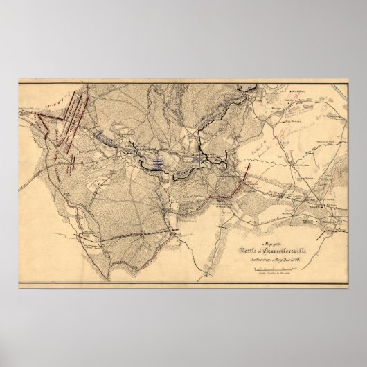 Slag bij Chancellorsville 3 Poster (Voorkant)