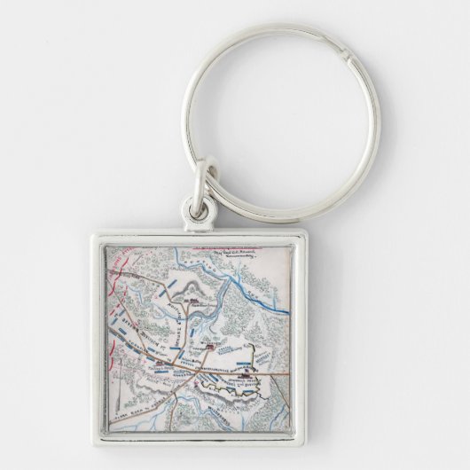 Slag bij Chancellorsville 3 Sleutelhanger (Voorkant)