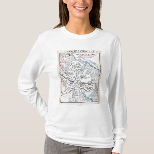 Slag bij Chancellorsville 3 T-shirt (Voorkant)