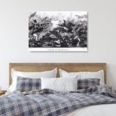 Slag bij Churubusco Canvas Afdruk (Insitu (Slaapkamer))