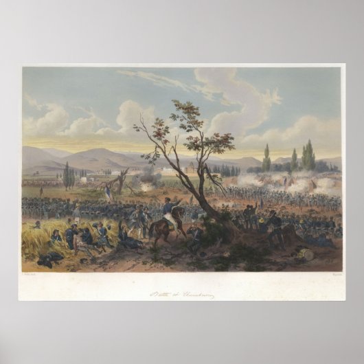Slag bij Churubusco Poster (Voorkant)
