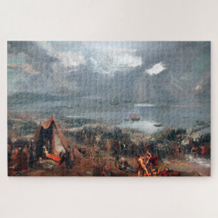Slag bij Clontarf Vikingen Hugh Frazer 1826  Legpuzzel