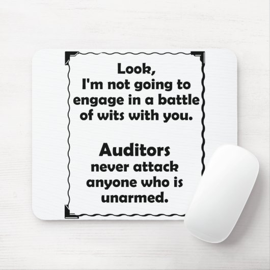 Slag bij de accountant van Wits Muismat (Met muis)