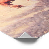 Slag bij de Alamo door Percy Moran Poster (Hoek)