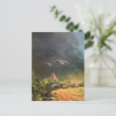 Slag bij de bevrijding van Frankrijk Briefkaart (Staand voorkant)