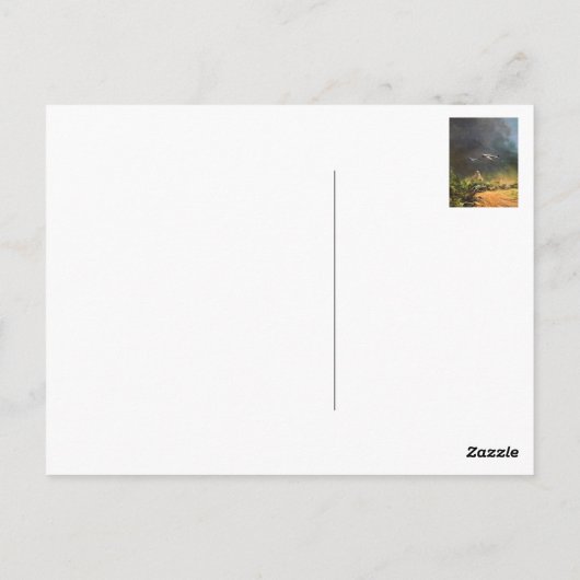 Slag bij de bevrijding van Frankrijk Briefkaart (Achterkant)