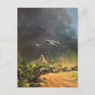 Slag bij de bevrijding van Frankrijk Briefkaart