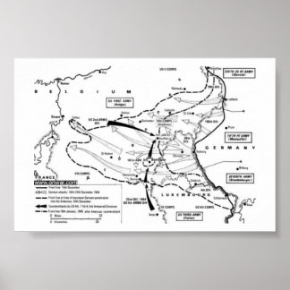 Slag bij de Bulge Poster