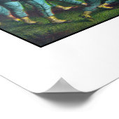 Slag bij de Bull Run - burgeroorlog Poster (Hoek)