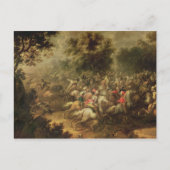 Slag bij de cavalrymannetjes briefkaart (Voorkant)