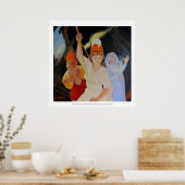 Slag bij de duisternis: Athena, Apollo en Persepho Poster (Keuken)