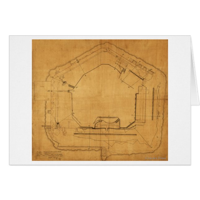 Slag bij de Fort Sumter - Panoramiek in de burgero (Voorkant Horizontaal)