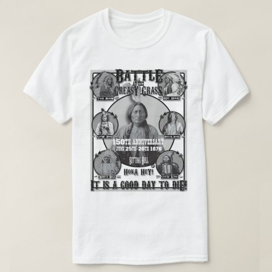 Slag bij de Greasy Grass T-shirt (Design voorkant)