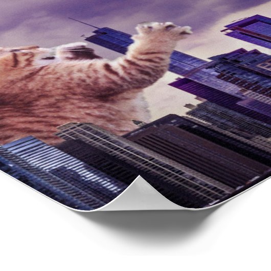 Slag bij de katten poster (Hoek)