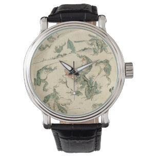 Slag bij de kikkers - Kawanabe Kyoto Horloge