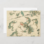 Slag bij de kikkers - Kawanabe Kyoto sai Briefkaart (Voorkant / Achterkant)