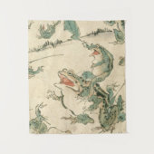 Slag bij de kikkers - Kawanabe Kyoto sai Wandkleed (Voorkant)