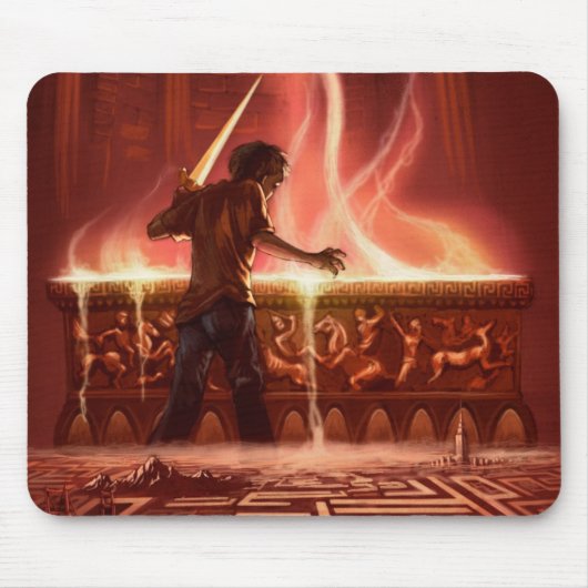 Slag bij de Labyrinth Mousepad Muismat (Voorkant)