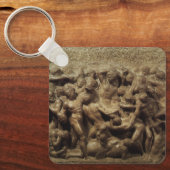 Slag bij de Lapiths and Centaurs van Michelangelo Sleutelhanger (Voorkant)