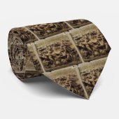 Slag bij de Lapiths and Centaurs van Michelangelo Stropdas (Opgerold)