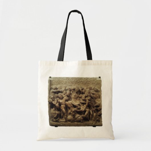 Slag bij de Lapiths and Centaurs van Michelangelo Tote Bag (Voorkant)