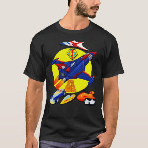 Slag bij de Logo van het Gatchaman-voertuig T-shirt