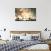 Slag bij de Nijl, 1 augustus 1798 om 10.00 uur, 18 Canvas Afdruk (Insitu (Slaapkamer))