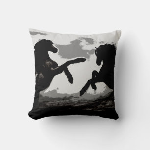 Slag bij de paarden - paardenkunst kussen