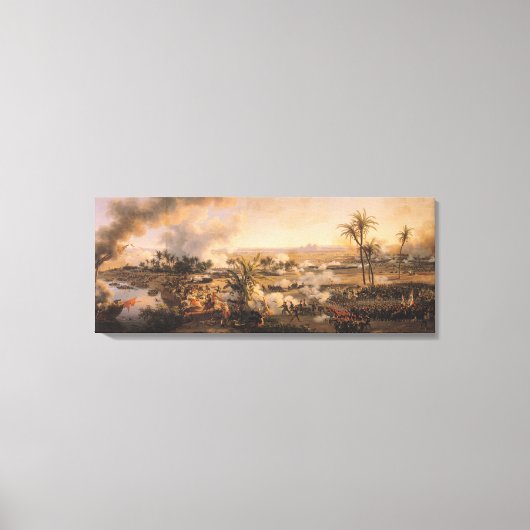 Slag bij de Pyramides, 21 juli 1798, 1806 Canvas Afdruk (Voorkant)