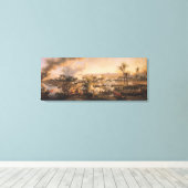 Slag bij de Pyramides, 21 juli 1798, 1806 Canvas Afdruk (Insitu (Houten vloer))