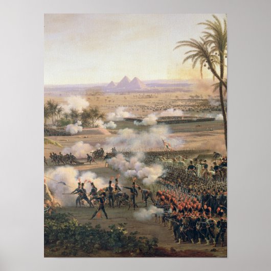 Slag bij de Pyramides, 21 juli 1798, 1806 Poster (Voorkant)