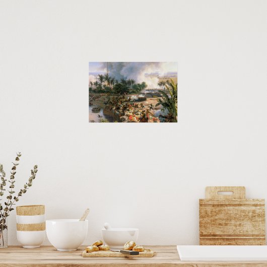 Slag bij de Pyramides Poster (Keuken)