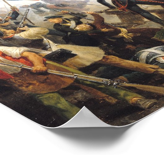 Slag bij de Rohan-straat, 28 juli 1830, 1831 Poster (Hoek)