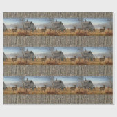 Slag bij de vrachtwagens cadeaupapier (Vlak)