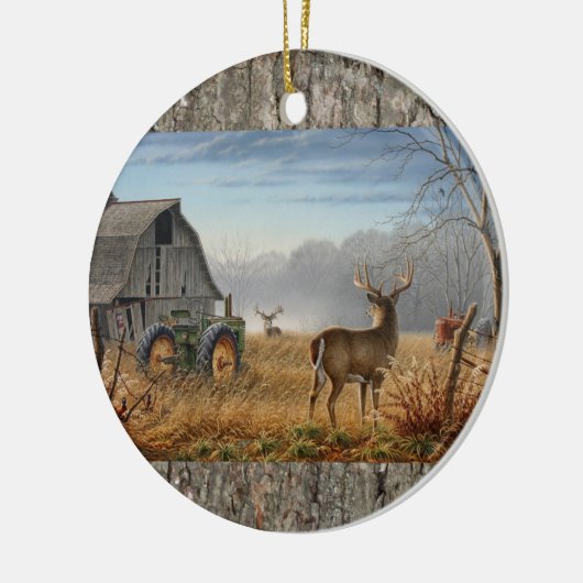 Slag bij de vrachtwagens keramisch ornament (Links)