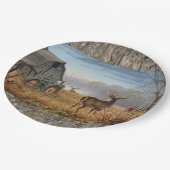 Slag bij de vrachtwagens papieren bordje (Gekanteld)