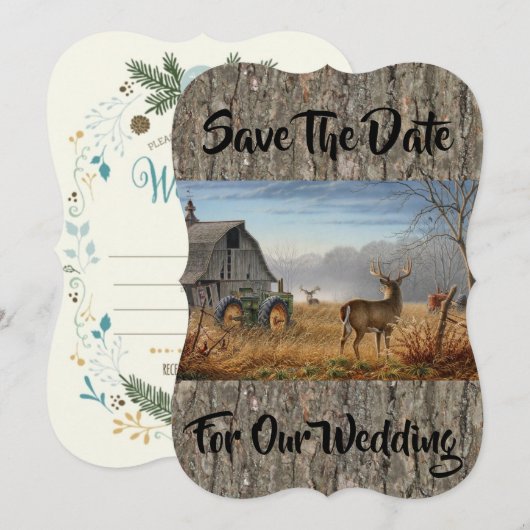 Slag bij de vrachtwagens save the date (Voorkant / Achterkant)