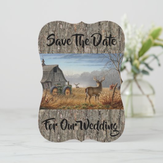 Slag bij de vrachtwagens save the date (Staand voorkant)